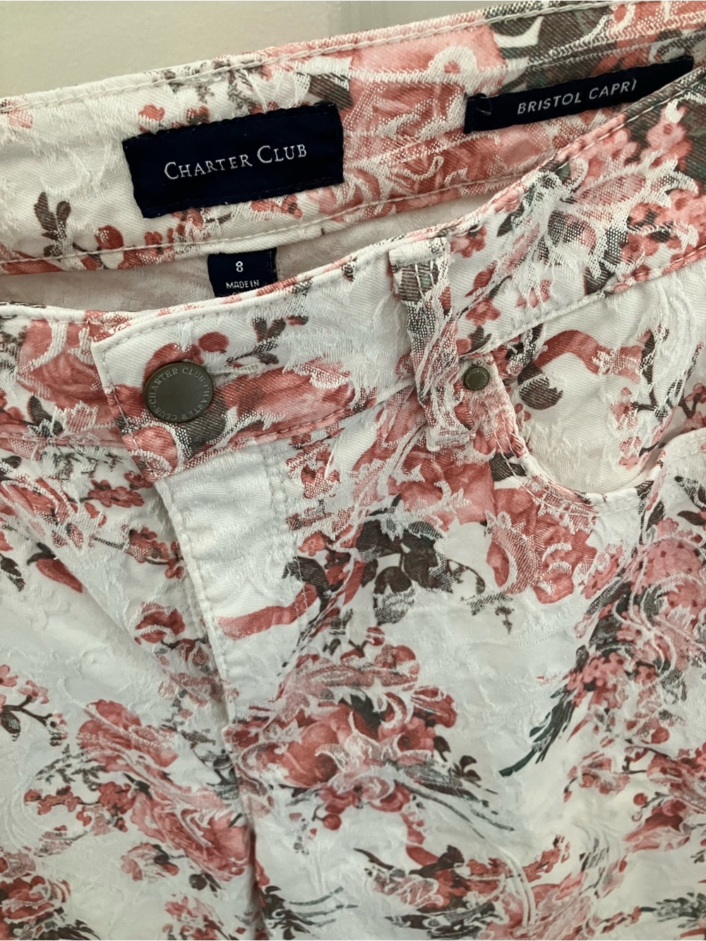 Floral Capri Jean